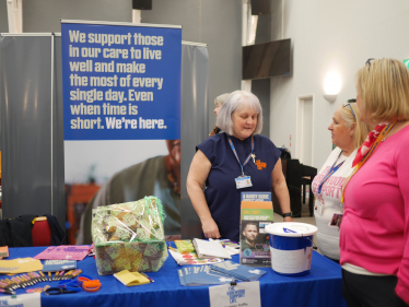 exhibitor at older people's fair