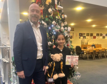 Mark and Christmas Card Competition Winner Maryam
